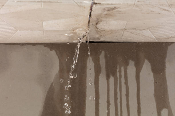 Professional Flood Damage Cleanup technician working in Peoria, IL